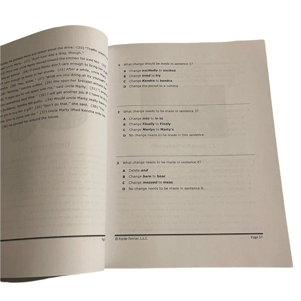 Mastery Write Writing Editing Revision Workbook Grade 3 Updated Mastery Method - Picture 5 of 6